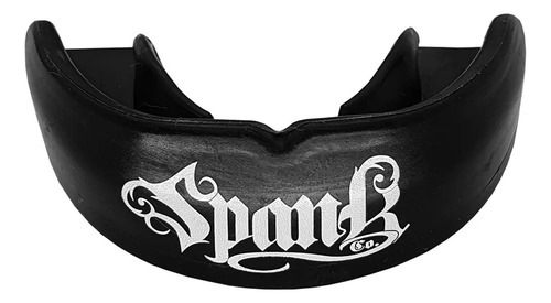 Spank Protetor Bucal Profissional Preto Moldável Com Estojo Treino Boxe Muaythai Jiu-jitsu MMA Kickboxing Futebol Basquete Bruxismo Esporte De Contato