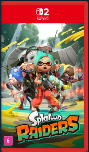 Splatoon raiders switch 2 br midia fisica