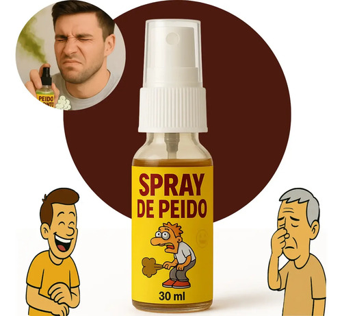 Spray Pum Peido Fedorento Pegadinha Viral Trollagem Brincadeira Perfume Fedido - Marca Black Raipe