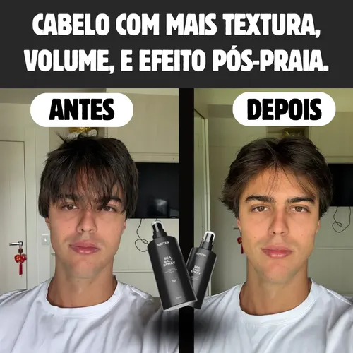 Spray Texturizador Cabelo Masculino Sea Salt Better 200ml