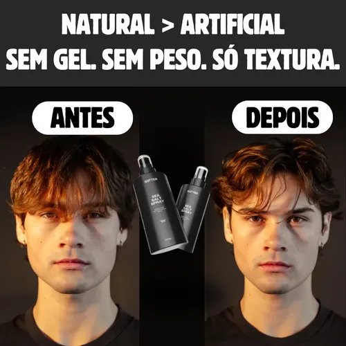 Spray Texturizador Cabelo Masculino Sea Salt Better 200ml