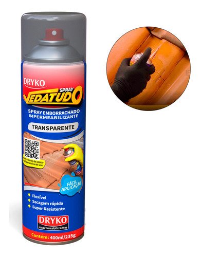 Spray vedatudo vazamentos de agua reparo telha laje calha tr