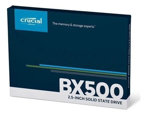 Ssd 1tb Sata Iii 2,5 Pol. Crucial Bx500 Ct1000bx500ssd1 Velocidade De Leitura Até 540mb/s Disco Sólido Interno