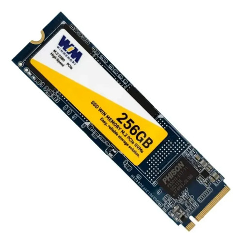 SSD M.2 256GB WinMemory PCIe 4.0 Gen3 NVMe Alta Velocidade