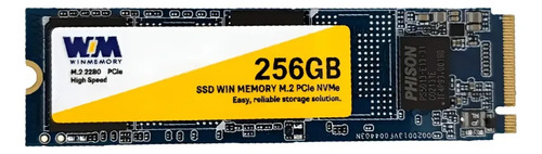 SSD M.2 256GB WinMemory PCIe 4.0 Gen3 NVMe Alta Velocidade