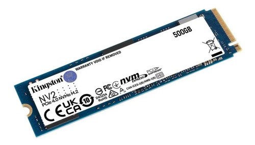 Ssd m2 nvme pcie gen 40 interno kingston nv2 500gb m2 2280 s