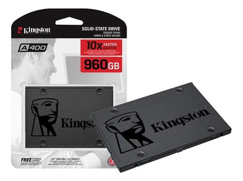 Ssd sata 30 6gbs 960gb interno kingston a400 sa400s37960g le