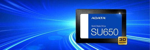 SSD240GB Adata 2.5 SU650 ASU650SS-240GT-R 240GB preto