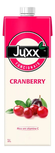 Suco de cranberry juxx 1 litro