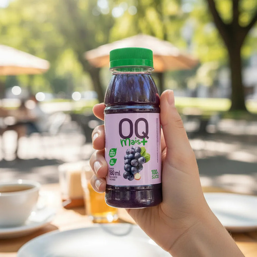 Suco De Uva E Maçã Oqmais+ Pet 180ml C/ 6 Un