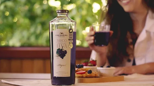 Suco De Uva Tinto Integral - Casa Madeira - 1L