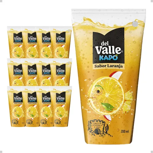 Suco del valle kapo 200ml sabores caixinha pack com 12 un