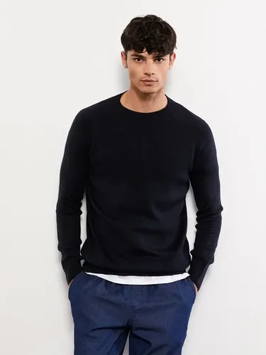 Suéter Blusa De Tricot Masculino Liso Blusa Lã Masculina