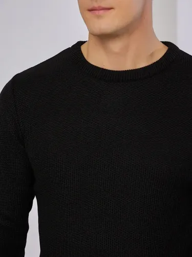 Suéter Blusa De Tricot Masculino Liso Blusa Lã Masculina