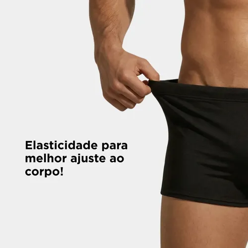 Sunga Boxer Masculina Box Praia Verão Fitness Microfibra