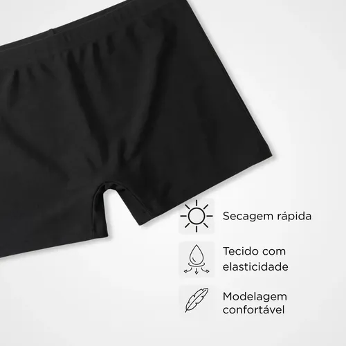 Sunga Boxer Masculina Box Praia Verão Fitness Microfibra