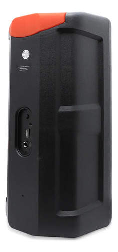 Super Caixa De Som Completa Amplificada 200w 40 Cm De Altura Cor Preto
