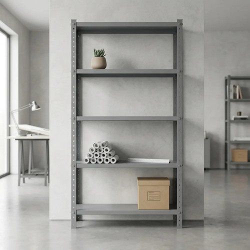 Super estanteprateleira aco 26 modular 42x92x198 com 5 bande