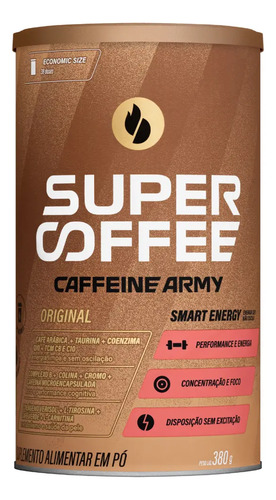 Supercoffee tradicional economic size 380g caffeine army