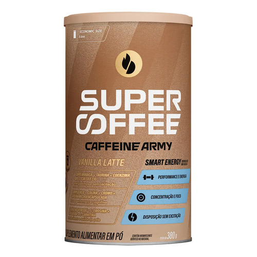Supercoffee vanilla latte economic size 380g caffeine ar 1