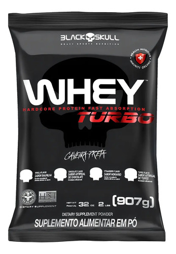 Suplemento en po black skull caveira preta proteinas de whe