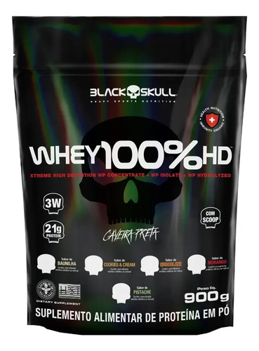 Suplemento en po black skull whey protein massa muscular pro