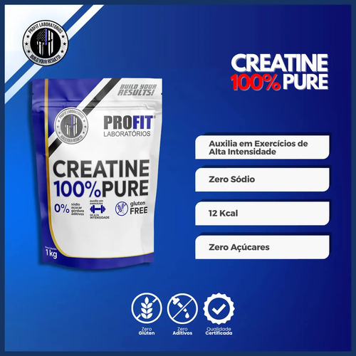 Suplemento en pó ProFit Laboratórios Creatina Pura Creatina de Creatine Power x 1kg