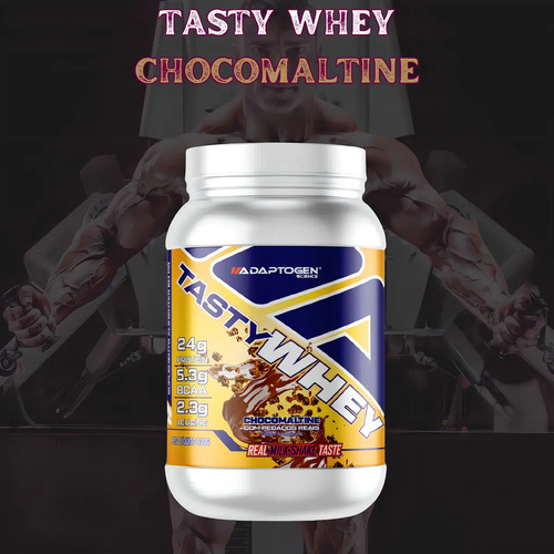 Suplemento Tasty Whey 3w Gourmet Whey Protein Adaptogen Science Pote 900g Sabor Chocomaltine