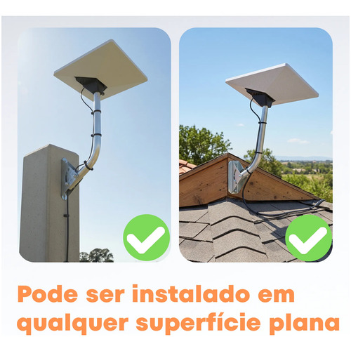 Suporte Antena Telhado Starlink Mini 4a Geração Ajustável