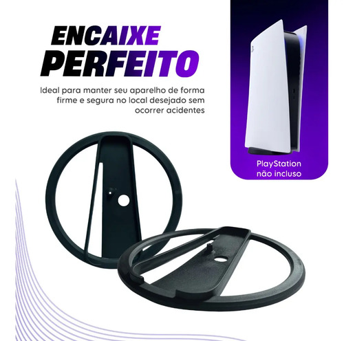 Suporte Base Vertical Para Playstation 5 Ps5 Slim Fat Todos