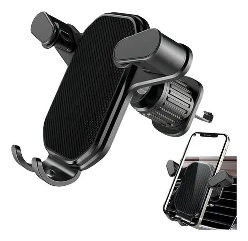 Suporte Celular Gps Veicular Carro Ar Condicionado Gira 360