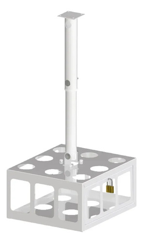 Suporte Para Projetor Antifurto/suporte Gaiola Projetor Cor Branco