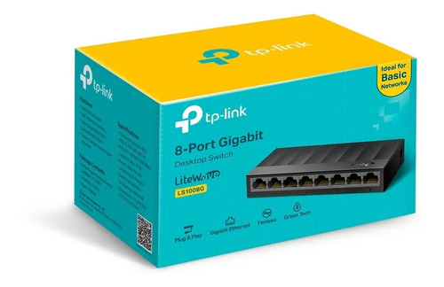 Switch Gigabit de Mesa Tp-link 8 Portas LS1008G