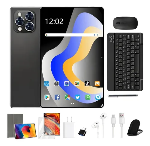 Tablet android 15 tab kit completo ram 16gb 512gb 116 hd 1