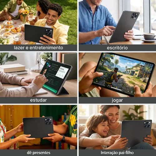 Tablet Android 15 Tab Kit Completo Ram 16gb 512gb 11.6'' Hd