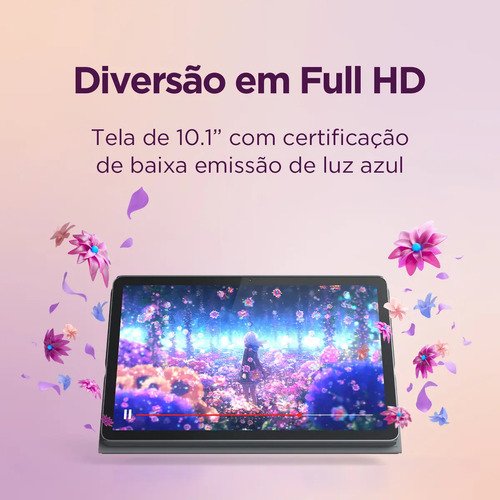 Tablet Lenovo Tab 10.1¨ Wifi 5 64gb 4gb De Ram Android 14 Cinza