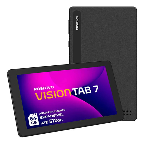 Tablet positivo vision tab 7 processador octa core 3gb ram 1 2