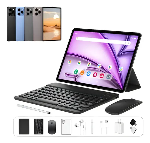 Tablet teclado mouse capa para estudo e trabalho 6ram 128gb