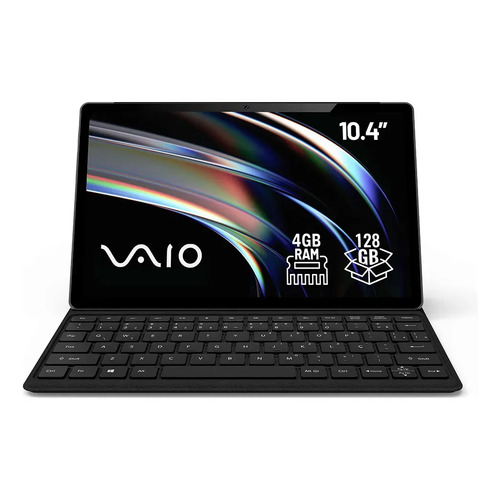 Tablet VAIO TL10 4GB RAM 128GB Octa-Core, Tela 10.4” 2K, 4G WiFi Dual Band, Câmera 8MP + Selfie 5MP, 7000mAh, Android 16, com Teclado Magnético de Conexão Inteligente – Preto