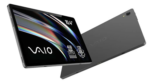 Tablet VAIO TL10 4GB RAM 128GB Octa-Core, Tela 10.4” 2K, 4G WiFi Dual Band, Câmera 8MP + Selfie 5MP, 7000mAh, Android 16, com Teclado Magnético de Conexão Inteligente – Preto