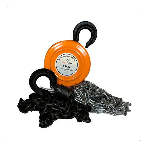 Talha manual 1 tonelada 1000kg corrente 3 metros de elevacao