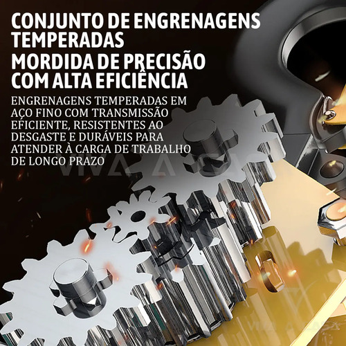 Talha Manual Catraca Alavanca Com Corrente 2t 3m Freio Duplo