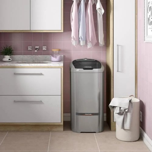 Tanquinho Colormaq Lavadora Roupas Semi-automática Lcs 10kg Cor Prata