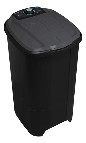 Tanquinho de lavar roupa 10kg newmaq semiautomatica preto