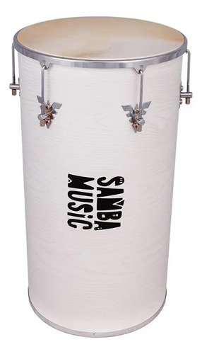 Tantam 70x14 samba music madeira pvc branco c pele de couro