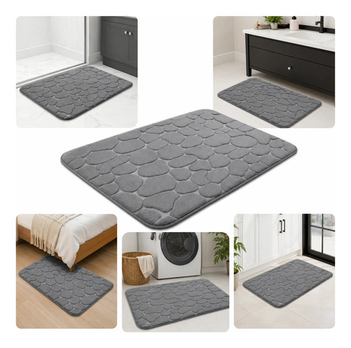 Tapete Banheiro Antiderrapante Macio Absorvente 60x40