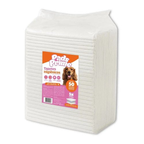 Tapete Higiênico 80x60 50un Pet Cachorro Cães Pads Prime