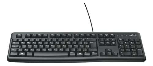 Teclado com fio USB Logitech K120 com Layout ABNT2