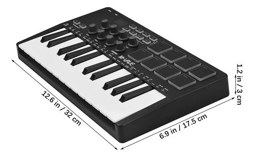 Teclado Controlador MIDI M-Vave SMK-25 25 Teclas 8 Pads Bluetooth