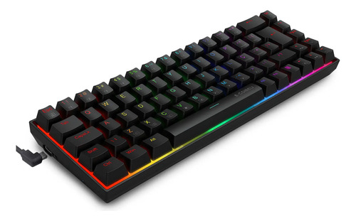 Teclado e coibeu wkpc j686 rgb qwerty switch red